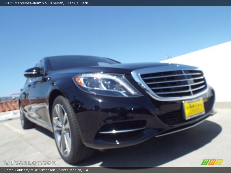 Black / Black 2015 Mercedes-Benz S 550 Sedan