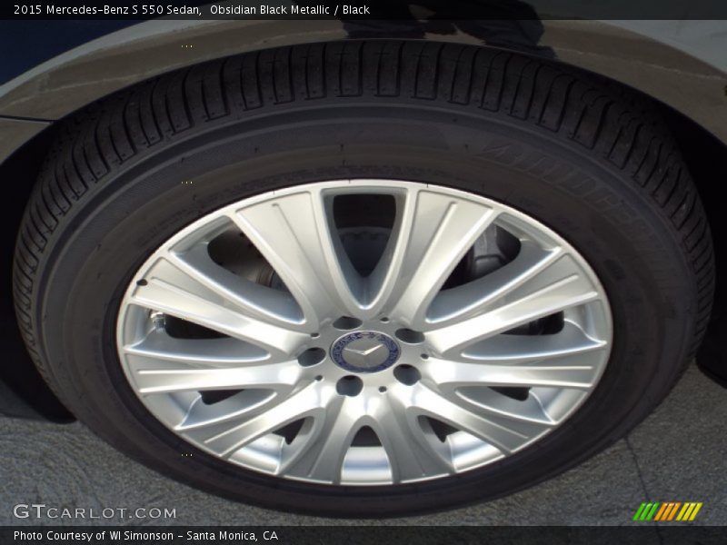 Obsidian Black Metallic / Black 2015 Mercedes-Benz S 550 Sedan