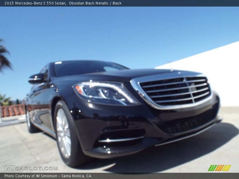 Obsidian Black Metallic / Black 2015 Mercedes-Benz S 550 Sedan