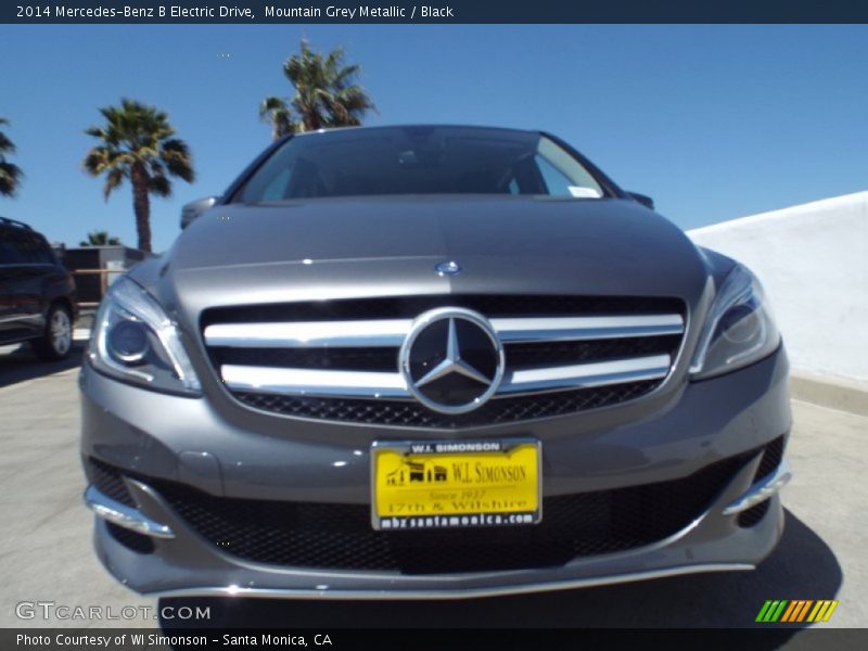 Mountain Grey Metallic / Black 2014 Mercedes-Benz B Electric Drive