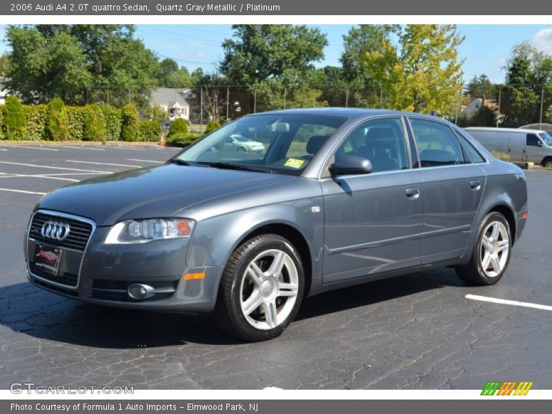 Quartz Gray Metallic / Platinum 2006 Audi A4 2.0T quattro Sedan