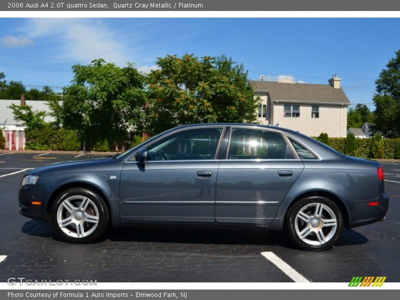 Quartz Gray Metallic / Platinum 2006 Audi A4 2.0T quattro Sedan