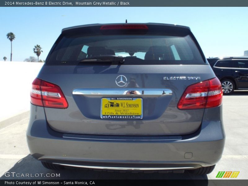 Mountain Grey Metallic / Black 2014 Mercedes-Benz B Electric Drive