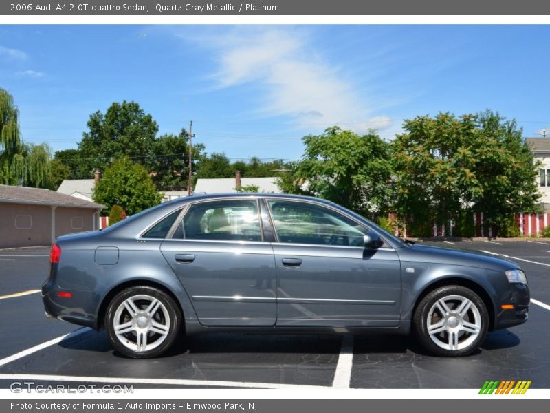 Quartz Gray Metallic / Platinum 2006 Audi A4 2.0T quattro Sedan