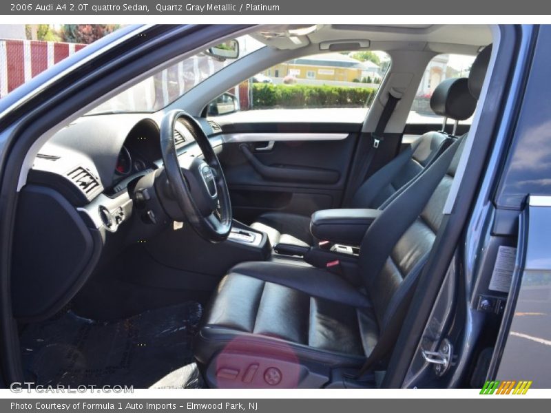 Quartz Gray Metallic / Platinum 2006 Audi A4 2.0T quattro Sedan