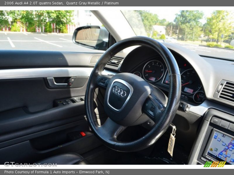 Quartz Gray Metallic / Platinum 2006 Audi A4 2.0T quattro Sedan