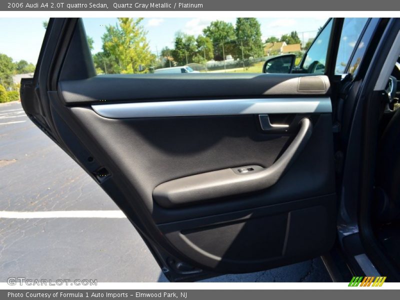 Quartz Gray Metallic / Platinum 2006 Audi A4 2.0T quattro Sedan