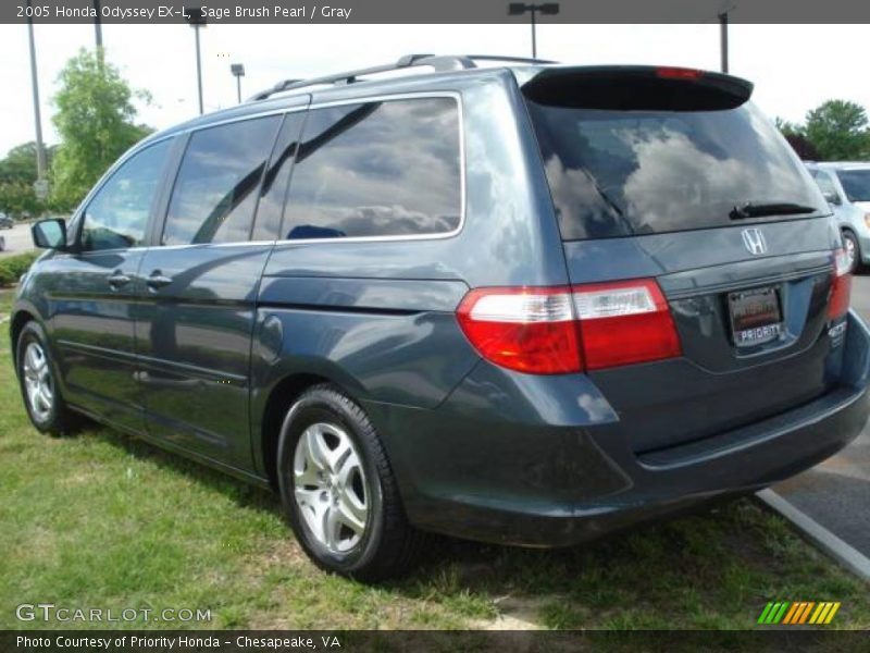 Sage Brush Pearl / Gray 2005 Honda Odyssey EX-L