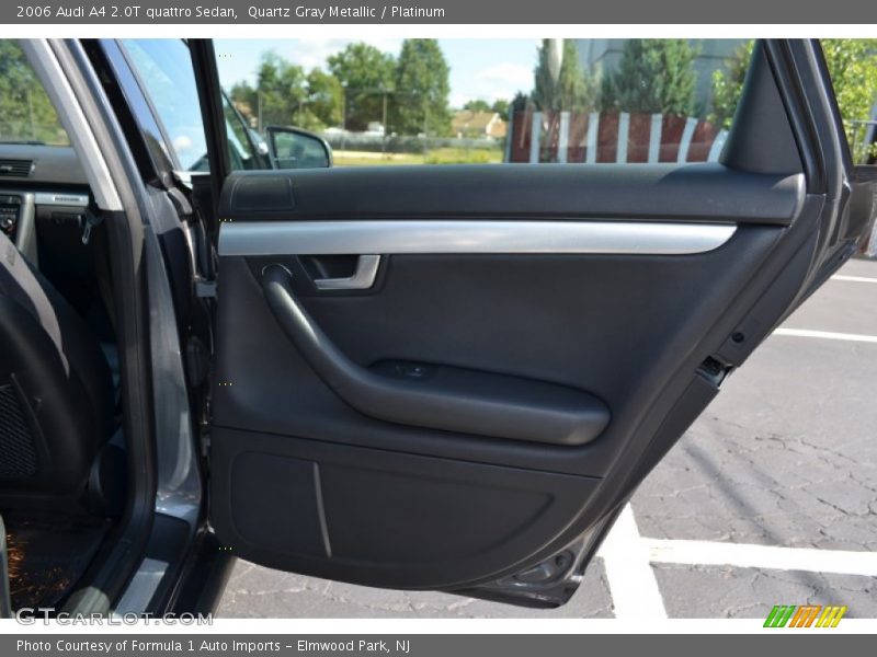 Quartz Gray Metallic / Platinum 2006 Audi A4 2.0T quattro Sedan