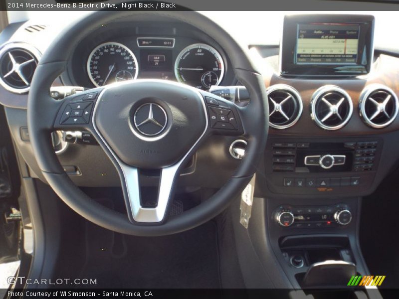 Dashboard of 2014 B Electric Drive