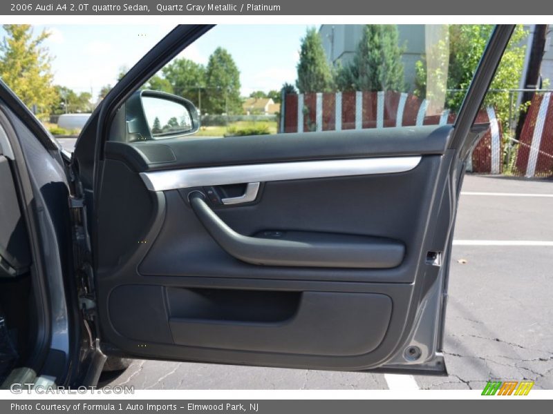 Quartz Gray Metallic / Platinum 2006 Audi A4 2.0T quattro Sedan