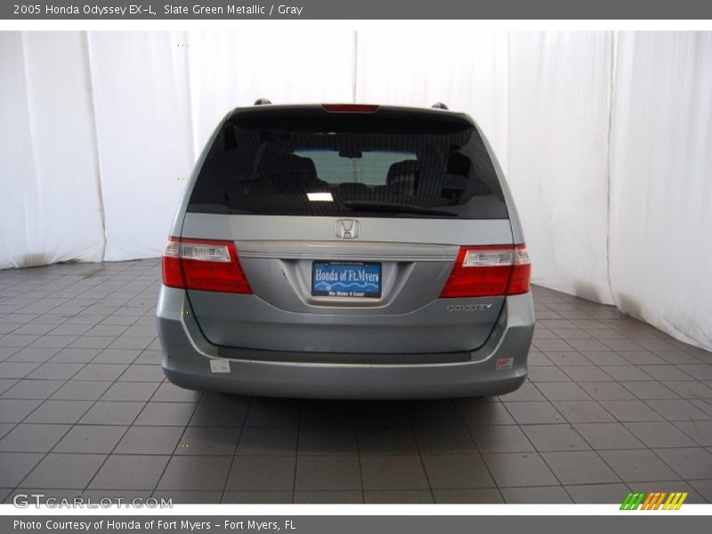 Slate Green Metallic / Gray 2005 Honda Odyssey EX-L