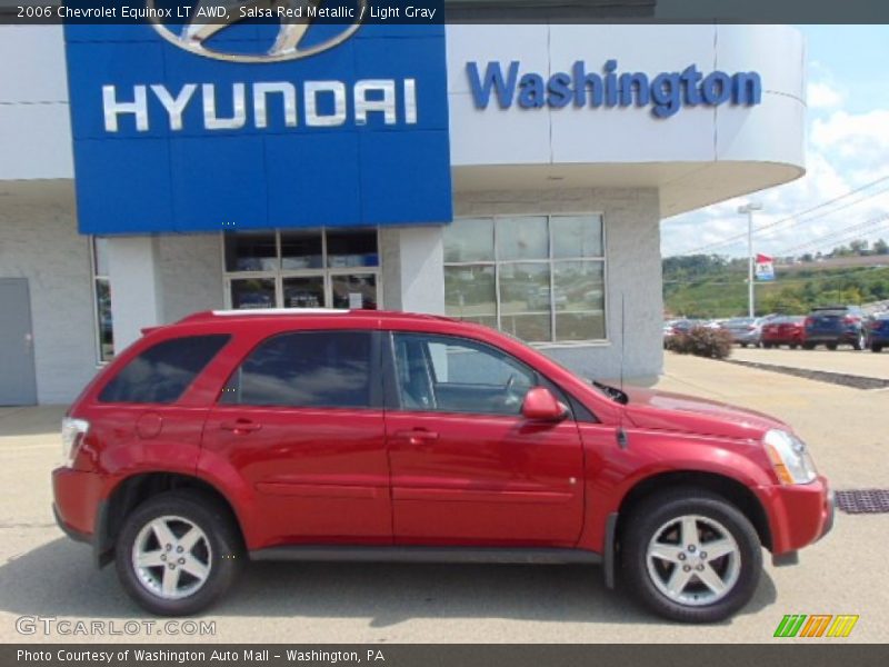 Salsa Red Metallic / Light Gray 2006 Chevrolet Equinox LT AWD