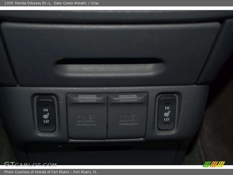 Slate Green Metallic / Gray 2005 Honda Odyssey EX-L