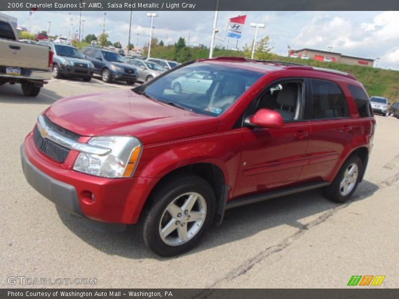 Salsa Red Metallic / Light Gray 2006 Chevrolet Equinox LT AWD