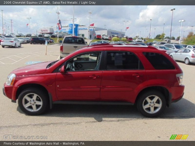 Salsa Red Metallic / Light Gray 2006 Chevrolet Equinox LT AWD