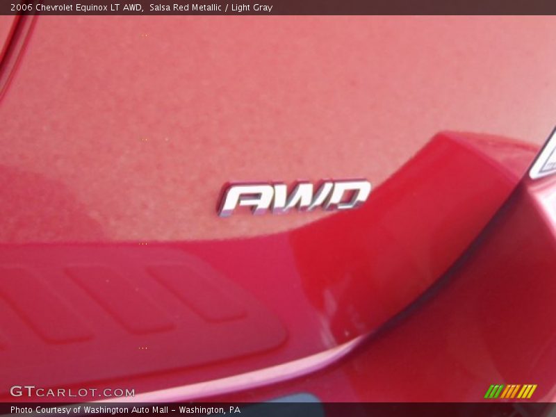 Salsa Red Metallic / Light Gray 2006 Chevrolet Equinox LT AWD