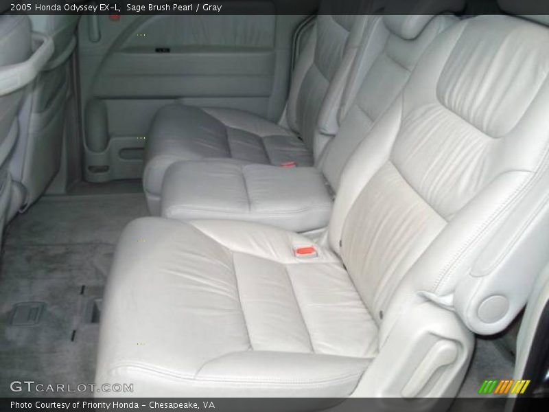 Sage Brush Pearl / Gray 2005 Honda Odyssey EX-L