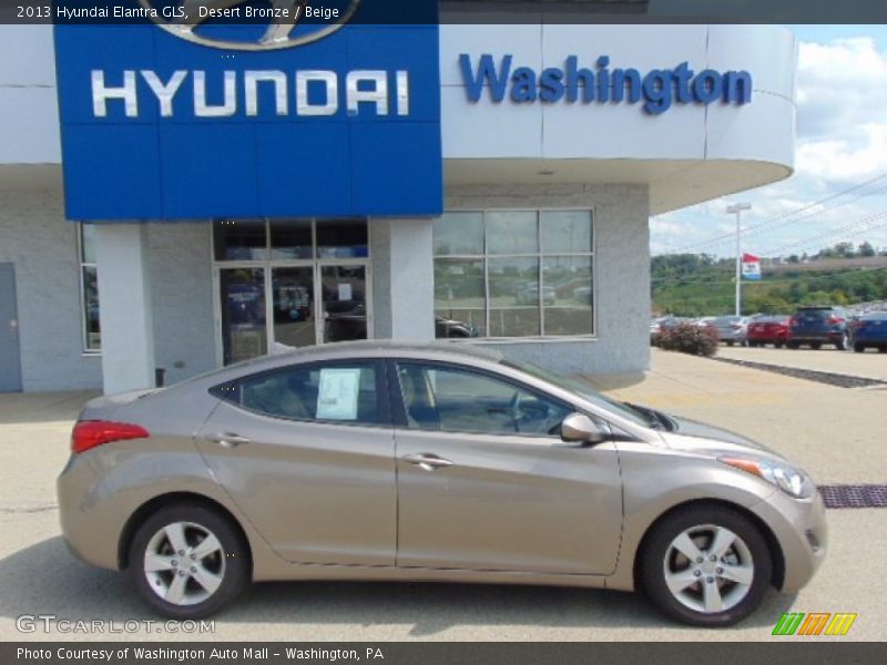 Desert Bronze / Beige 2013 Hyundai Elantra GLS