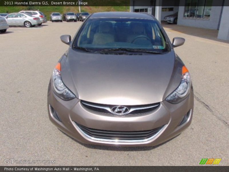 Desert Bronze / Beige 2013 Hyundai Elantra GLS