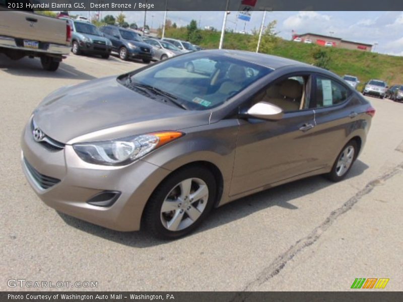 Desert Bronze / Beige 2013 Hyundai Elantra GLS