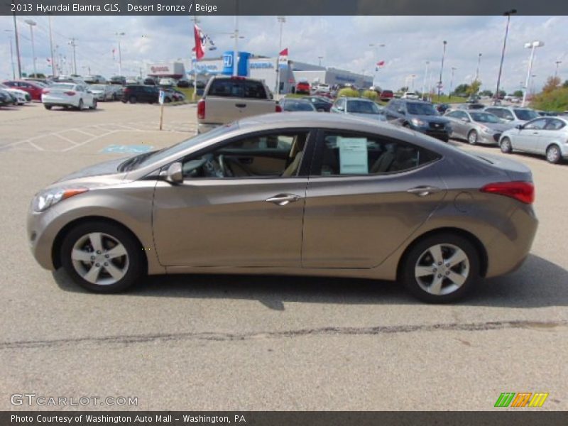 Desert Bronze / Beige 2013 Hyundai Elantra GLS