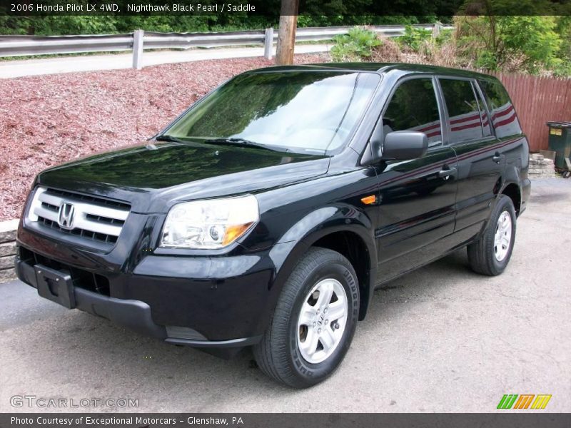 Nighthawk Black Pearl / Saddle 2006 Honda Pilot LX 4WD
