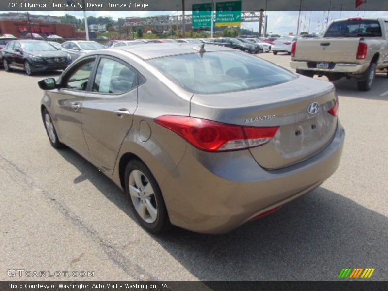 Desert Bronze / Beige 2013 Hyundai Elantra GLS