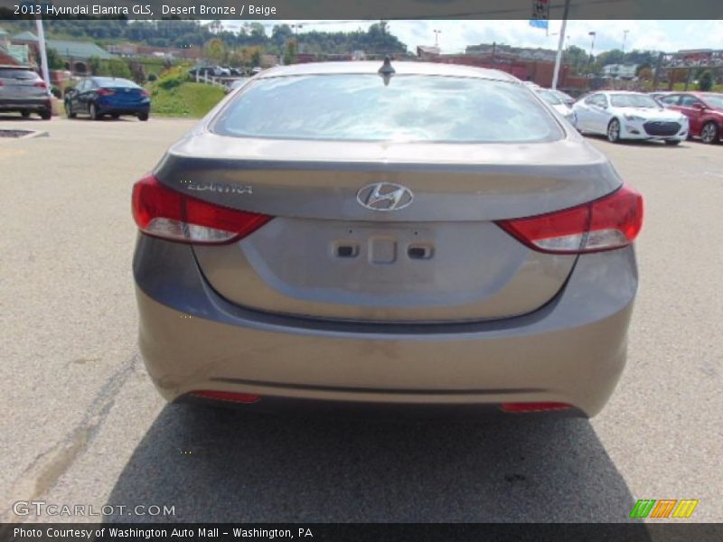 Desert Bronze / Beige 2013 Hyundai Elantra GLS