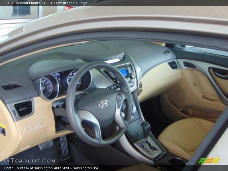 Desert Bronze / Beige 2013 Hyundai Elantra GLS