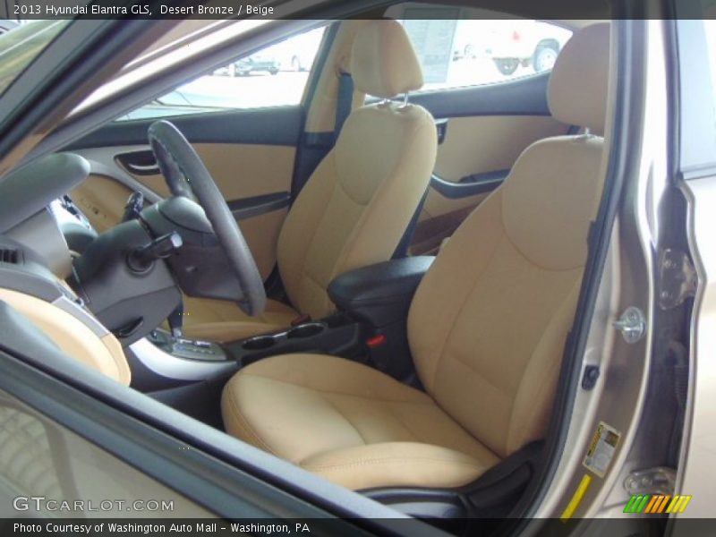 Desert Bronze / Beige 2013 Hyundai Elantra GLS