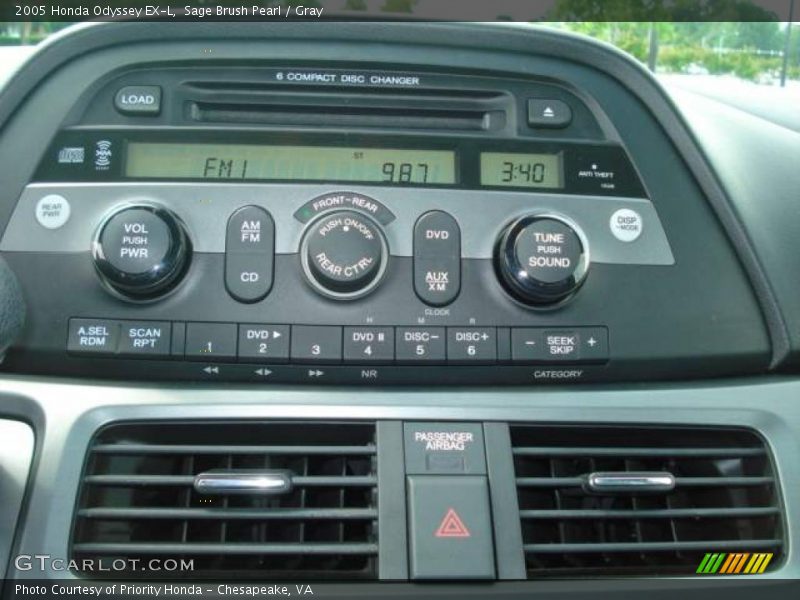 Sage Brush Pearl / Gray 2005 Honda Odyssey EX-L