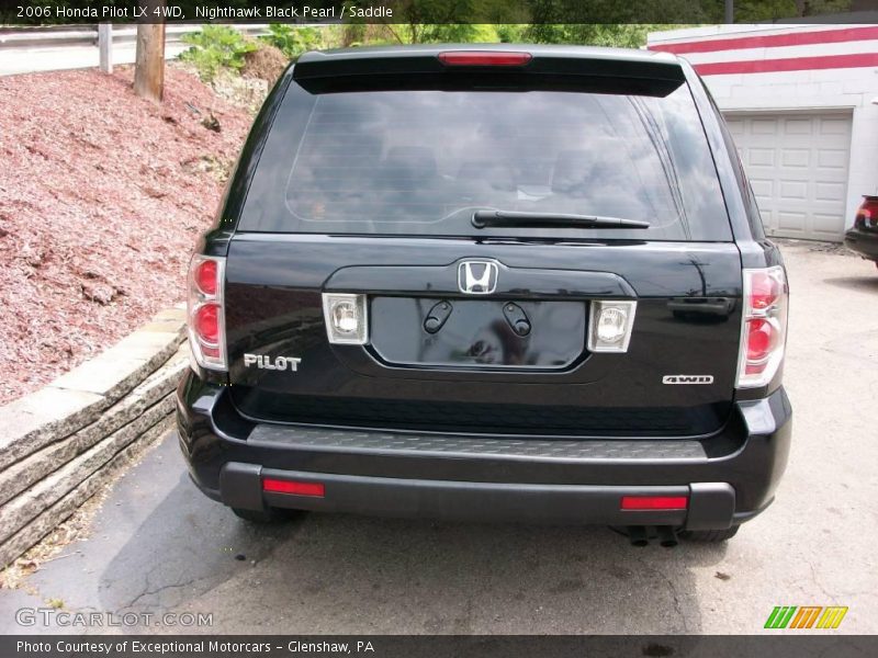 Nighthawk Black Pearl / Saddle 2006 Honda Pilot LX 4WD