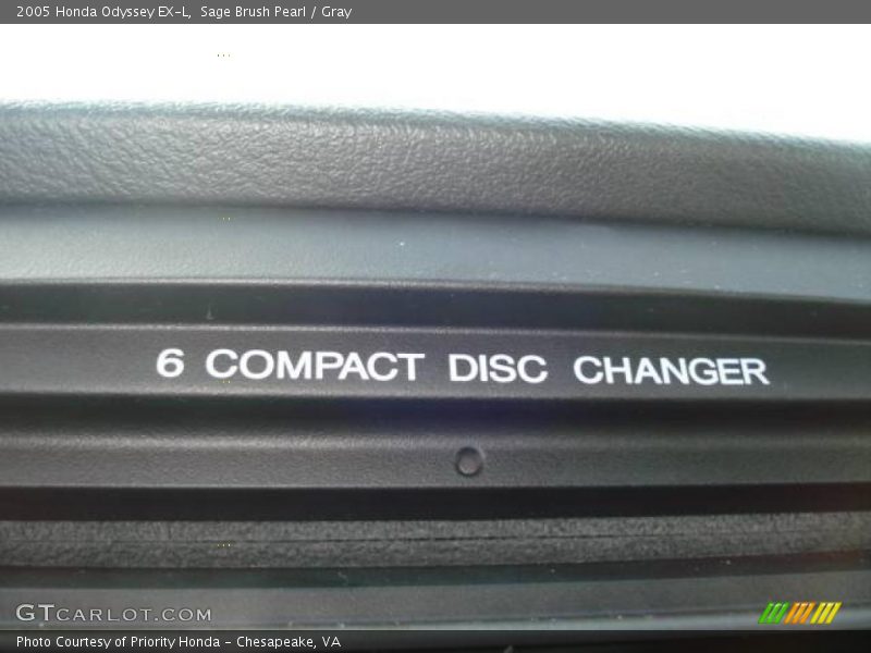 Sage Brush Pearl / Gray 2005 Honda Odyssey EX-L