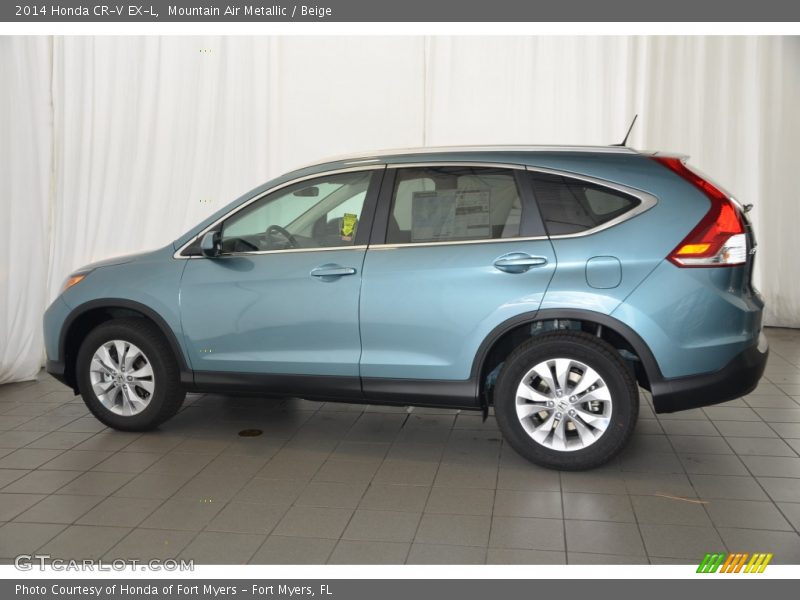 Mountain Air Metallic / Beige 2014 Honda CR-V EX-L