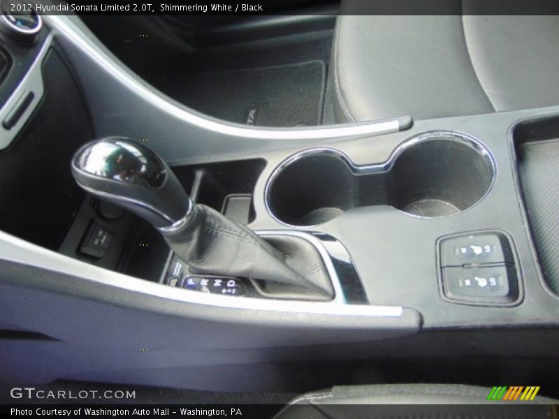 Shimmering White / Black 2012 Hyundai Sonata Limited 2.0T