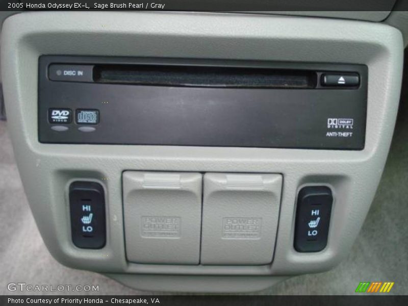 Sage Brush Pearl / Gray 2005 Honda Odyssey EX-L
