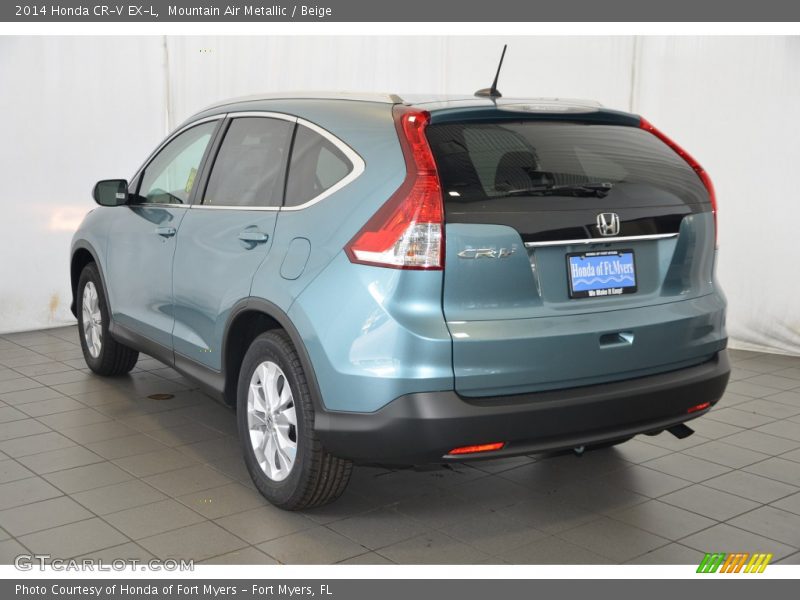 Mountain Air Metallic / Beige 2014 Honda CR-V EX-L