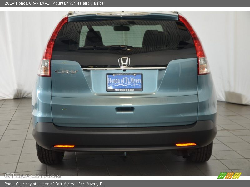 Mountain Air Metallic / Beige 2014 Honda CR-V EX-L