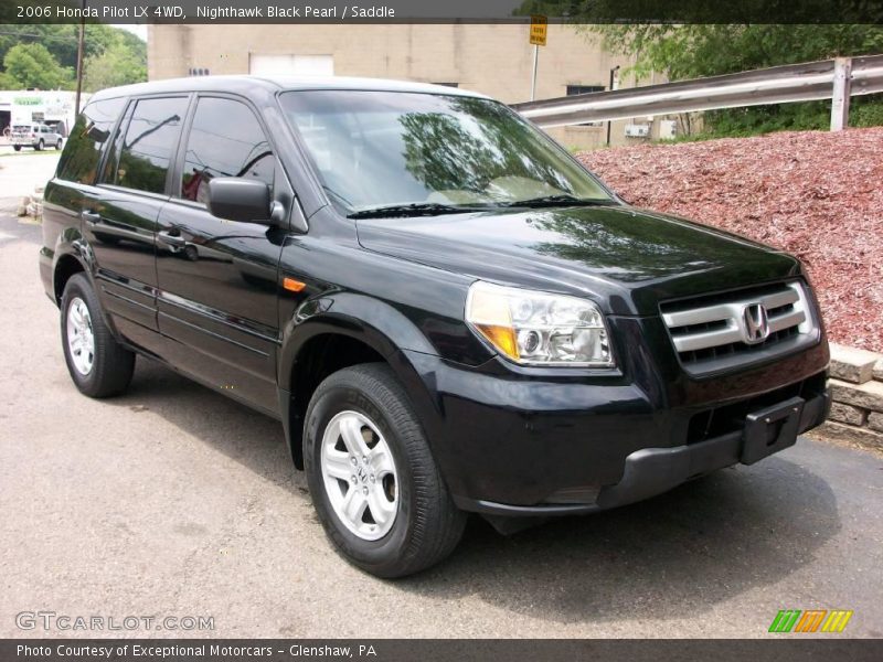Nighthawk Black Pearl / Saddle 2006 Honda Pilot LX 4WD
