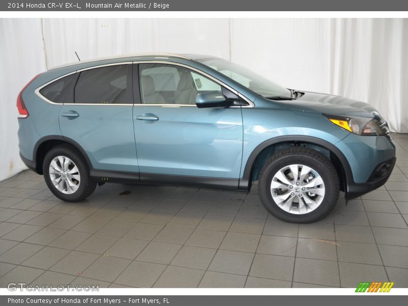 Mountain Air Metallic / Beige 2014 Honda CR-V EX-L