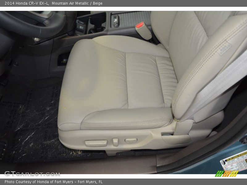 Mountain Air Metallic / Beige 2014 Honda CR-V EX-L