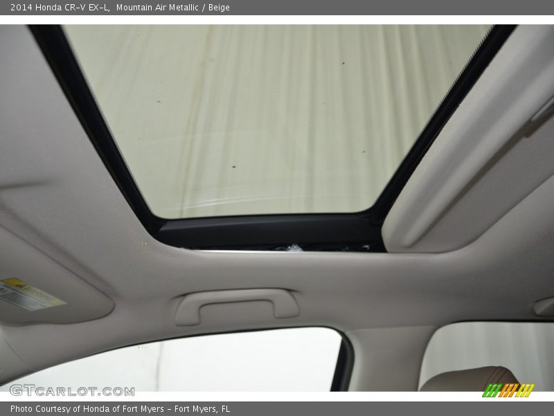 Mountain Air Metallic / Beige 2014 Honda CR-V EX-L