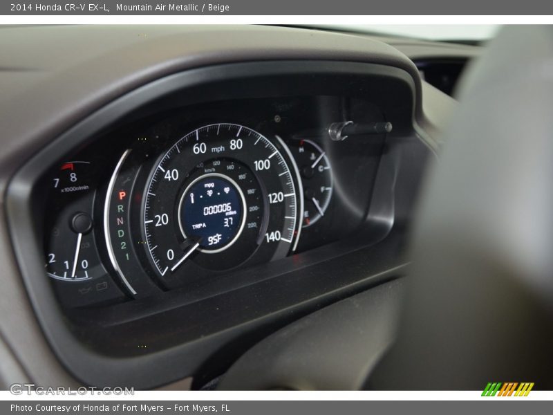 Mountain Air Metallic / Beige 2014 Honda CR-V EX-L