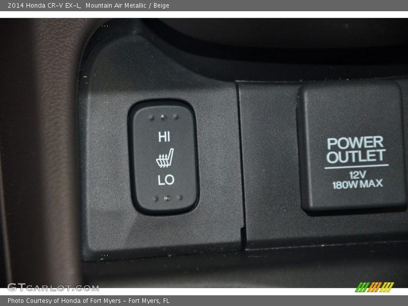 Mountain Air Metallic / Beige 2014 Honda CR-V EX-L