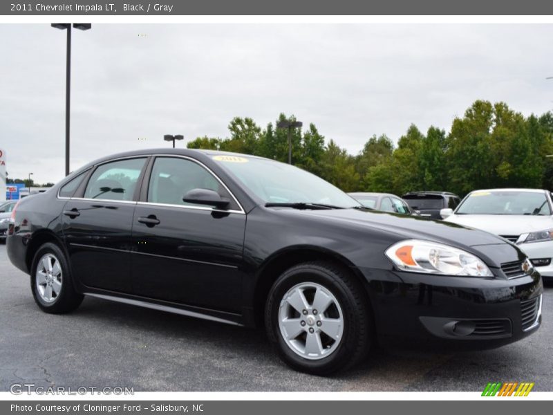 Black / Gray 2011 Chevrolet Impala LT