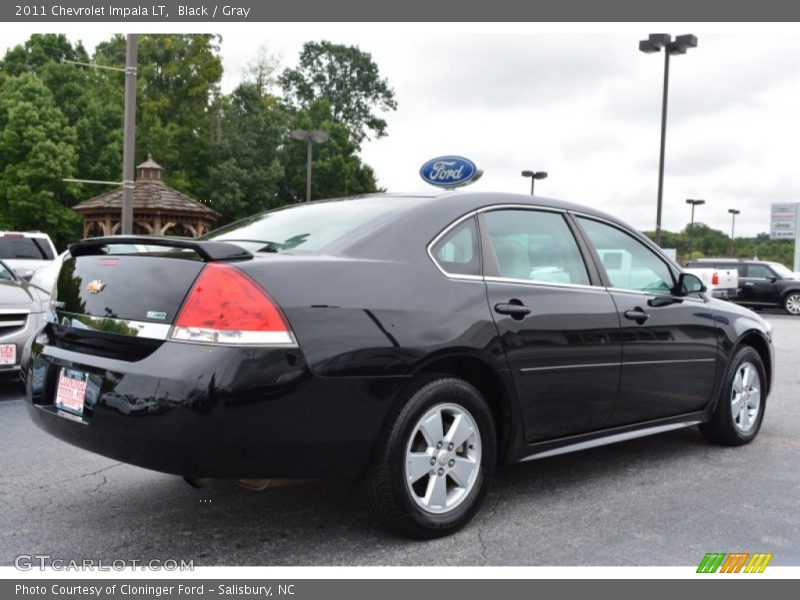 Black / Gray 2011 Chevrolet Impala LT