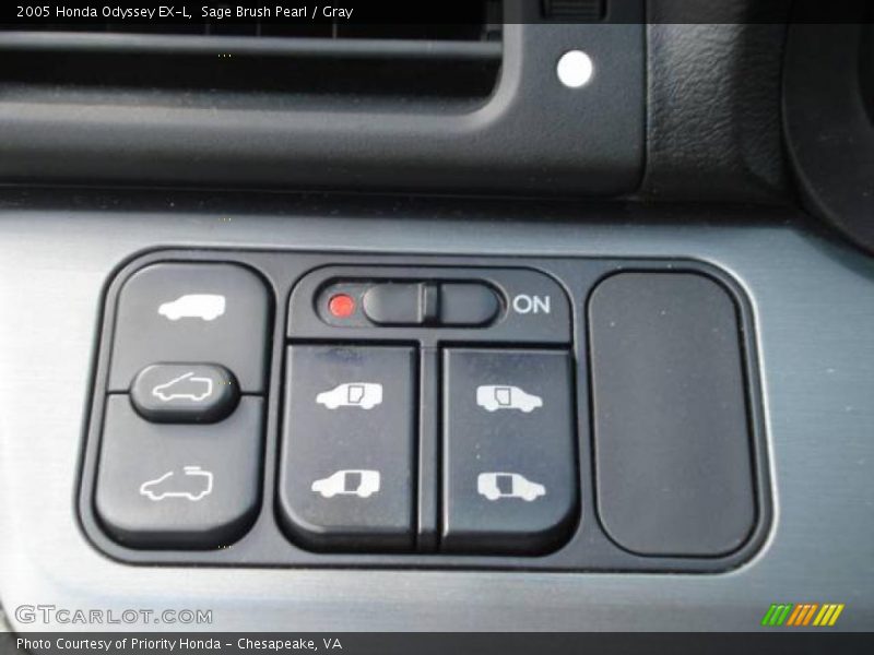 Sage Brush Pearl / Gray 2005 Honda Odyssey EX-L