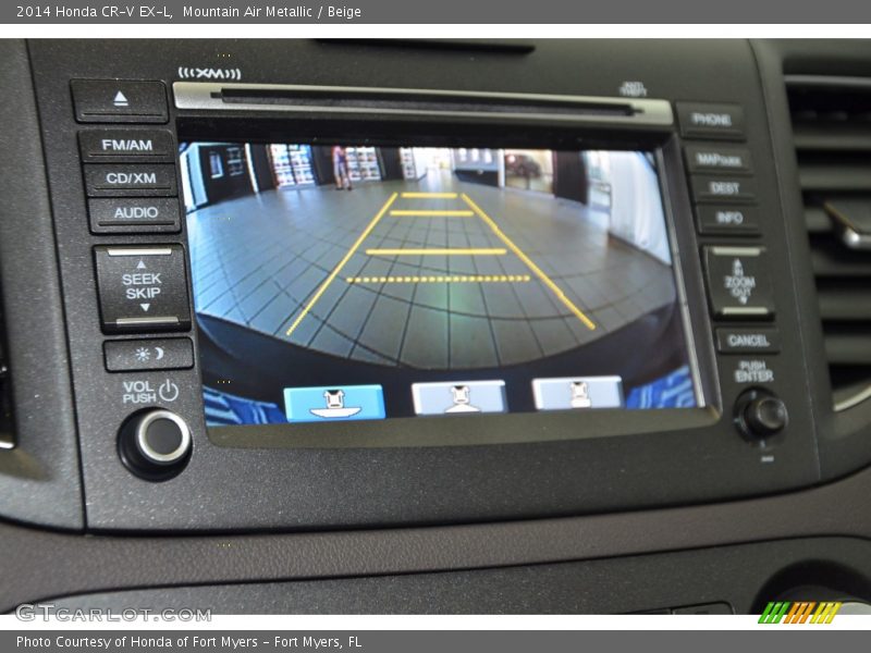 Mountain Air Metallic / Beige 2014 Honda CR-V EX-L