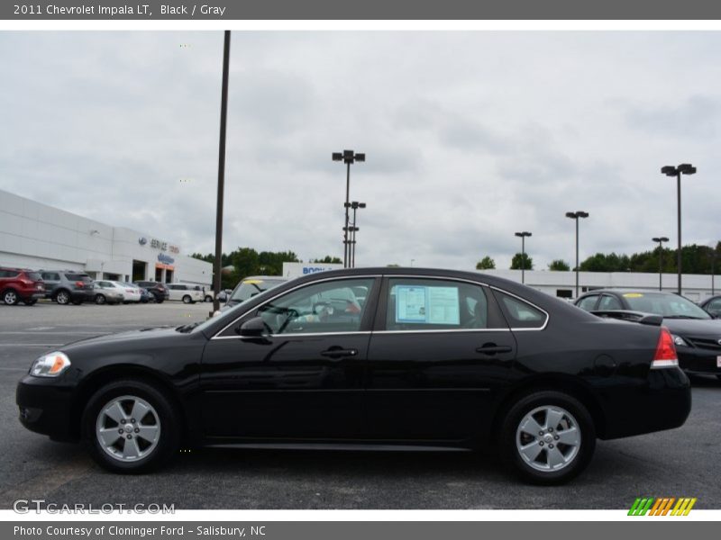 Black / Gray 2011 Chevrolet Impala LT